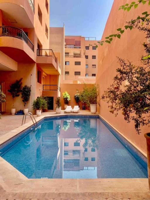 Cosy Appartement Au Coeur De Gueliz Marrakesch Exterior foto